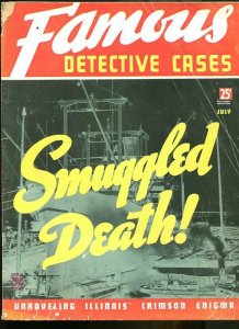 FAMOUS DETECTIVE CASES JUL 1935-CRIME-PULP-MAGAZINE-WILD SPICY PHOTOS G