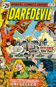 Daredevil #133 FN ; Marvel | Uri Geller