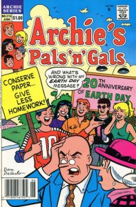 Archie's Pals 'n Gals #215 (Newsstand) FN ; Archie | Earth Day Cover