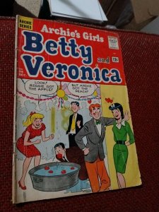 Archie's Girls Betty and Veronica #96 Good girl art comics 1963 bobbing apples c