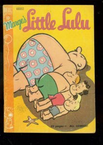 MARGE'S LITTLE LULU #26 1950-DELL PUBS-TOPLESS ON BEACH VG