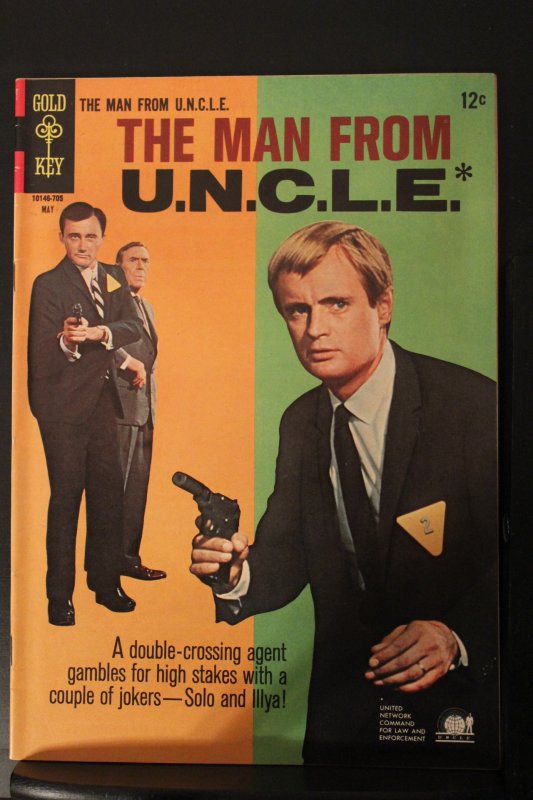 The Man From U.N.C.L.E. #12 (1967) High-Grade NM- Napolean Solo et all Boca CERT
