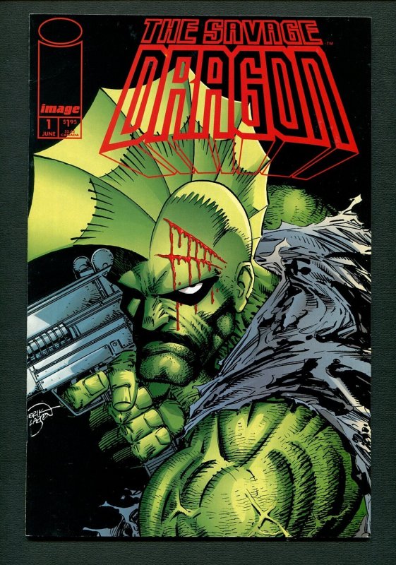 Savage Dragon #1 #2 (SET )  8.0 VFN / Eric Larsen /  June 1993