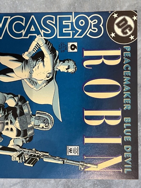 Showcase ’93 #6 (1993) Newsstand – Robin, Peacemaker & Blue Devil VF