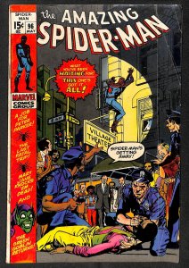Amazing Spider-Man #96 GD+ 2.5 Drug Issue! Green Goblin! No CCA!