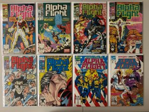 Alpha Flight comics lot from:#52-130 + 1 special 49 diff (1987-94)