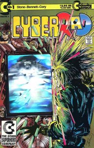 CyberRad #1 Continuity Comics Hologram Cover November Nov 1992 (VF-)