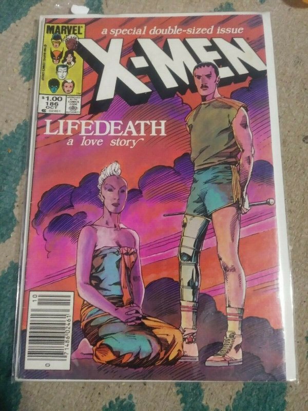 UNCANNY X-MEN # 186 1984 MARVEL STORM POWERLESS +FORGE LIFEDEATH 