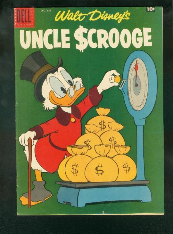 UNCLE SCROOGE #20 1958-DELL COMICS-DISNEY-BARKS VG 