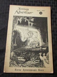 1951 FANTASY ADVERTISER v.5 #1 VG- 3.5 Science Fiction Bookman's Journal