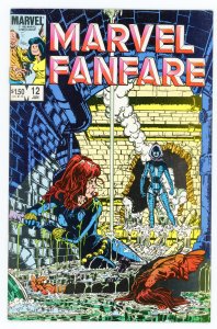 Marvel Fanfare #12 George Pérez Black Widow Iron Maiden 1st Snapdragon VF+