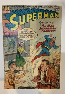 (1954) SUPERMAN #93 The Man Superman Feared!