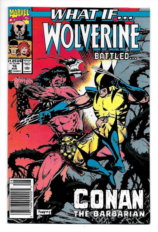 What If? #16 Wolverine Battled Conan (Marvel, 1990) VF