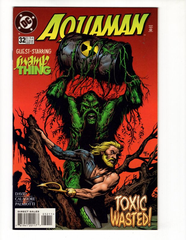 AQUAMAN #32 (VF/NM) SWAMP THING! 1¢ Auction! No Resv! See More!!!