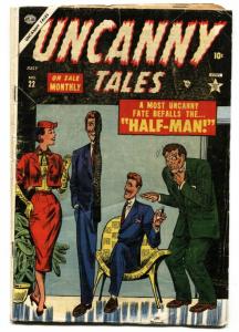 UNCANNY TALES #22 Atlas-PCH-Flying Saucers-Commies-Maneely