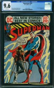 Superman #254 (1972) CGC 9.6 NM+