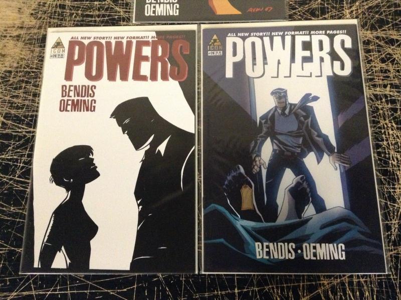 Lot Of 3 Powers Marvel Icon Comic Books # 28 29 30 Brian Michael Bendis Avon R3