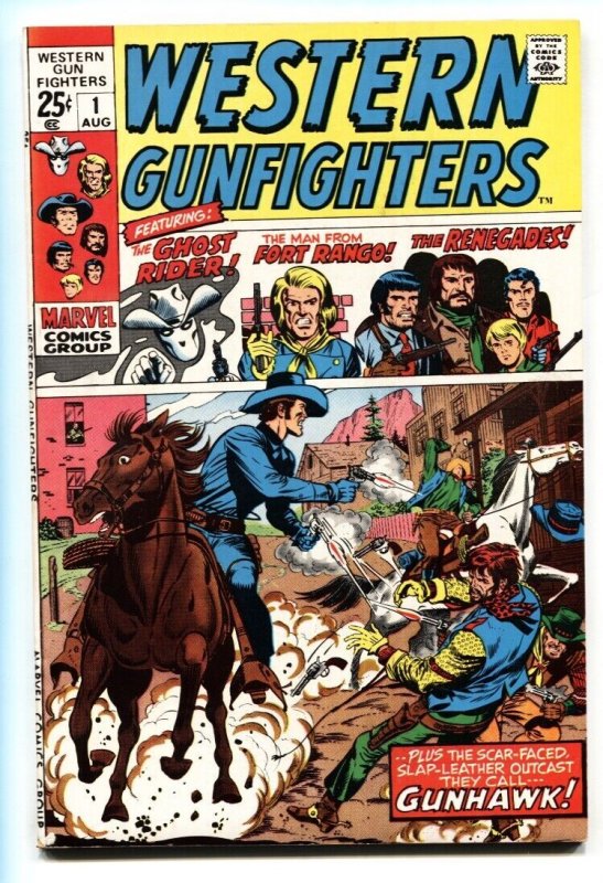 WESTERN GUNFIGHTERS #1-1970-MARVEL-GHOST RIDER-GUNHAWK