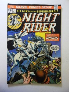 Night Rider #1 (1974) FN Condition