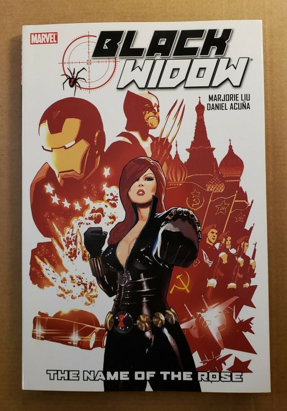 BLACK WIDOW THE NAME OF THE ROSE HARD COVER GRAPHIC NOVEL NM