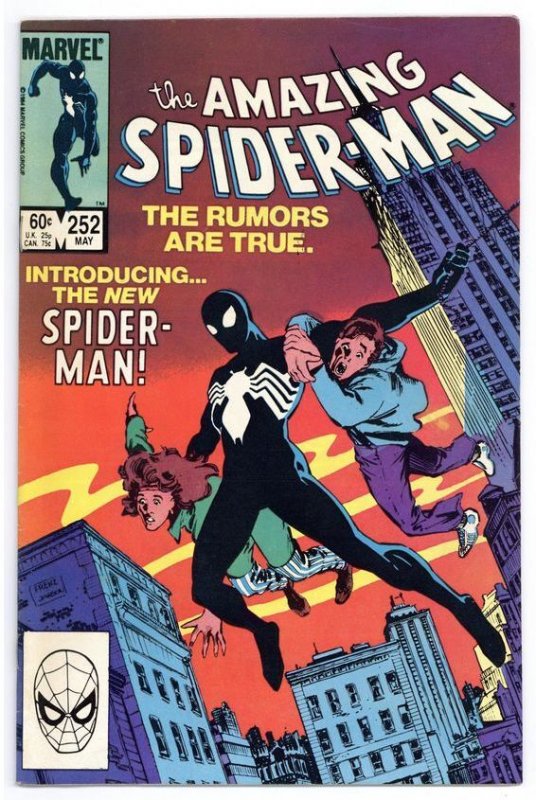 Amazing Spiderman #252 RARE! DIRECT ED KEY 1st ALIEN BLACK SUIT/Venom Peter Gwen