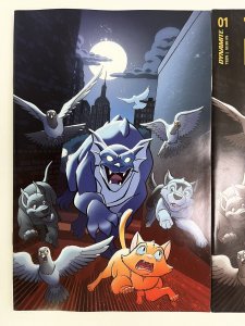 GARGOYLES #1 1:40 VIRGIN FLEECS & FORSTNER + 1:10 B&W NM SET DYNAMITE PROSHIPPER
