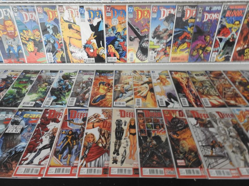 Huge Lot 150+ Comics W/ Demon, Defenders, Deathstroke+ Avg VF- Condition!