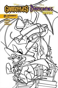 Gargoyles Darkwing Duck #1 2026 Stones 1:7 Cover P Dynamite EB104