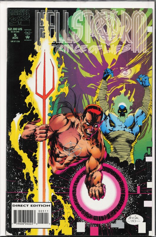 Hellstorm: Prince of Lies #5 (1993) Hellstorm