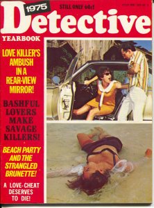 Detective Yearbook 1975-Talart-crime-lurid pix-violence-strangulation-pulp-FN/VF