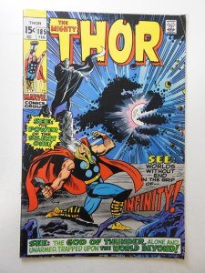Thor #185 (1971) VG Condition cover and 1st wrap detached bottom staple
