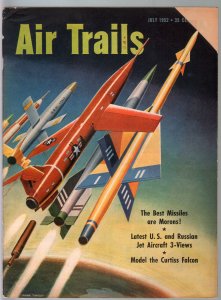 Air Trails 7/1952-aviation news-pix-Nike, Loki & Snark-Frank Tinsley-VG