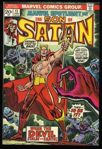 Marvel Spotlight #13 Origin Son of Satan! John Romita Art!