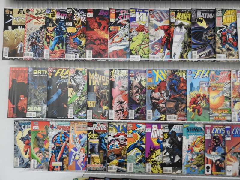 Huge Lot 190+ Comics W/ Venom, Ghost Rider, Spider-Man, Flash+ Avg Fine Cond!!