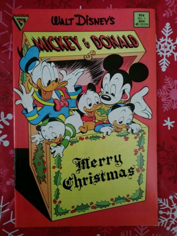 Walt Disney's Mickey & Donald  #1 Merry Christmas Gladstone 1988