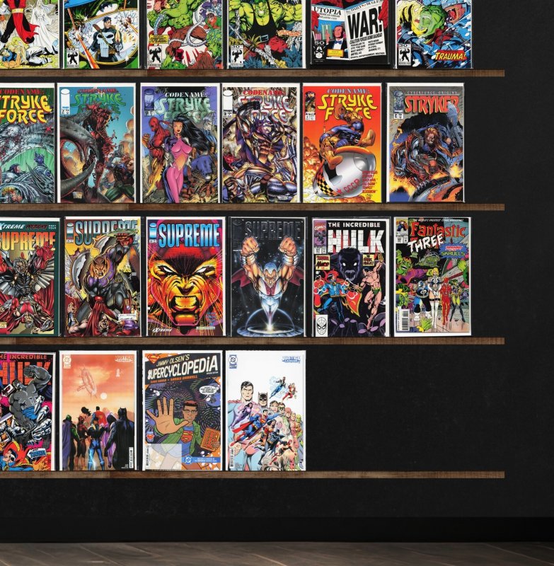 Huge Lot 150+ Comics with Ghost Rider, Supreme (1993) & More!