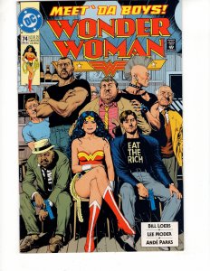 Wonder Woman #74 (1993)  Brian Bolland Cover !!!  / ID#467