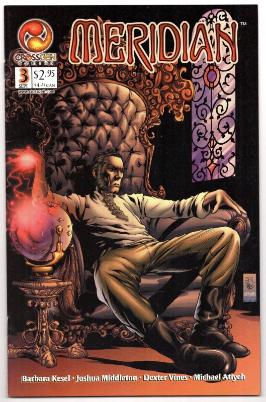 Meridian #3 Josh Middleton Art (Crossgen, 2000) FN/VF [ITC561]