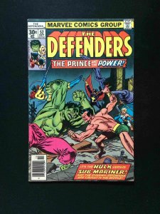 Defenders #52  MARVEL Comics 1977 FN NEWSSTAND