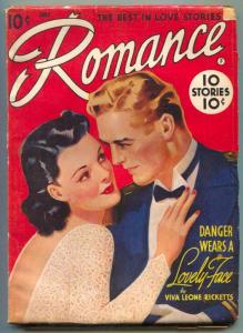 Romance Pulp July 1942- Danger Wears a Lovely Face 