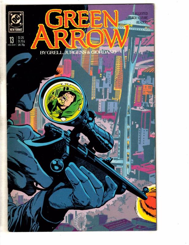 11 Green Arrow DC Comic Books # 8 9 10 11 13 17 18 47 48 + Annual 1 & 1991 J255