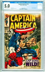 Captain America #106 (1968) CGC 5.0