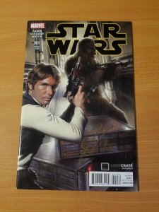 Star Wars #1 Loot Crate Variant SIGNED Jason Aaron ~ NEAR MINT NM (2016, Marvel)
