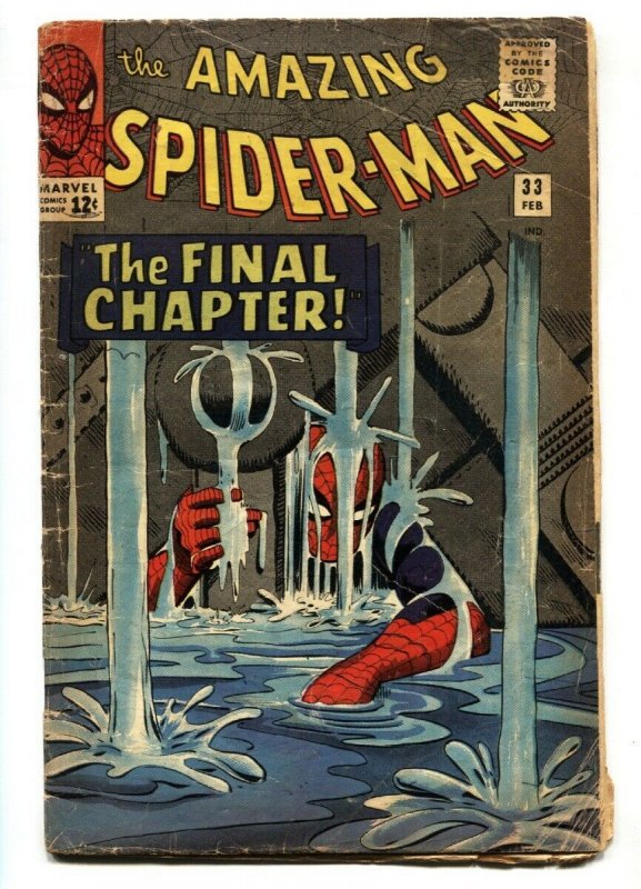 AMAZING SPIDER-MAN #33 comic book-MARVEL COMICS SILVER-AGE-g