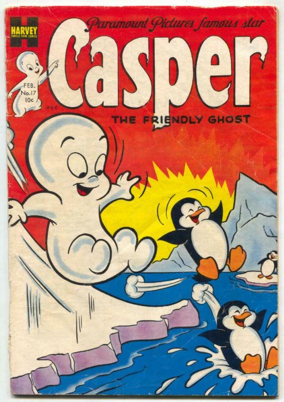 Casper the Friendly Ghost #17 1954- Harvey Golden Age VG