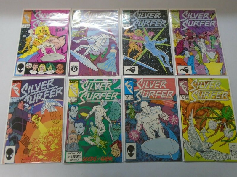 Silver Surfer lot 42 different from #1-49 avg 7.0 FN VF (1987-91 2nd Series)