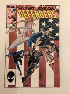 The Defenders #147 : Marvel 9/85 VG; Sgt. Fury x-over, Valkyrie, Flag cover