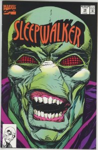 Sleepwalker #19 (1991) - 8.0 VF *Die-cut Mask Cover*