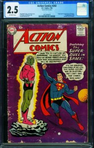 ACTION #242 CGC 2.5  First BRANIAC-Silver-Age 1261405001 