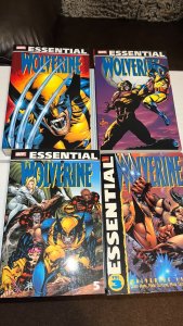 Marvel Essential Wolverine Lot, Vol 3 5 6 7 Softcover TPBs, Hard to Find